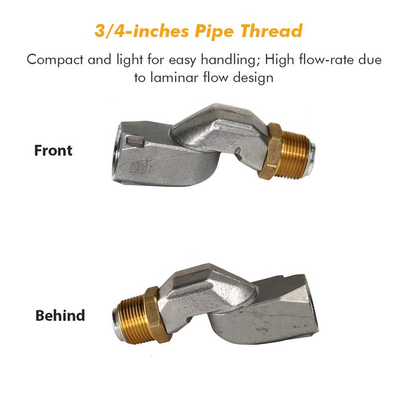 Apeixoto Fuel Swivel Horse 3/4 Inch Male and Female Multi Plane Fuel Swivel 360 Rotating Connector 19mm Male 19mm Female - Image 4